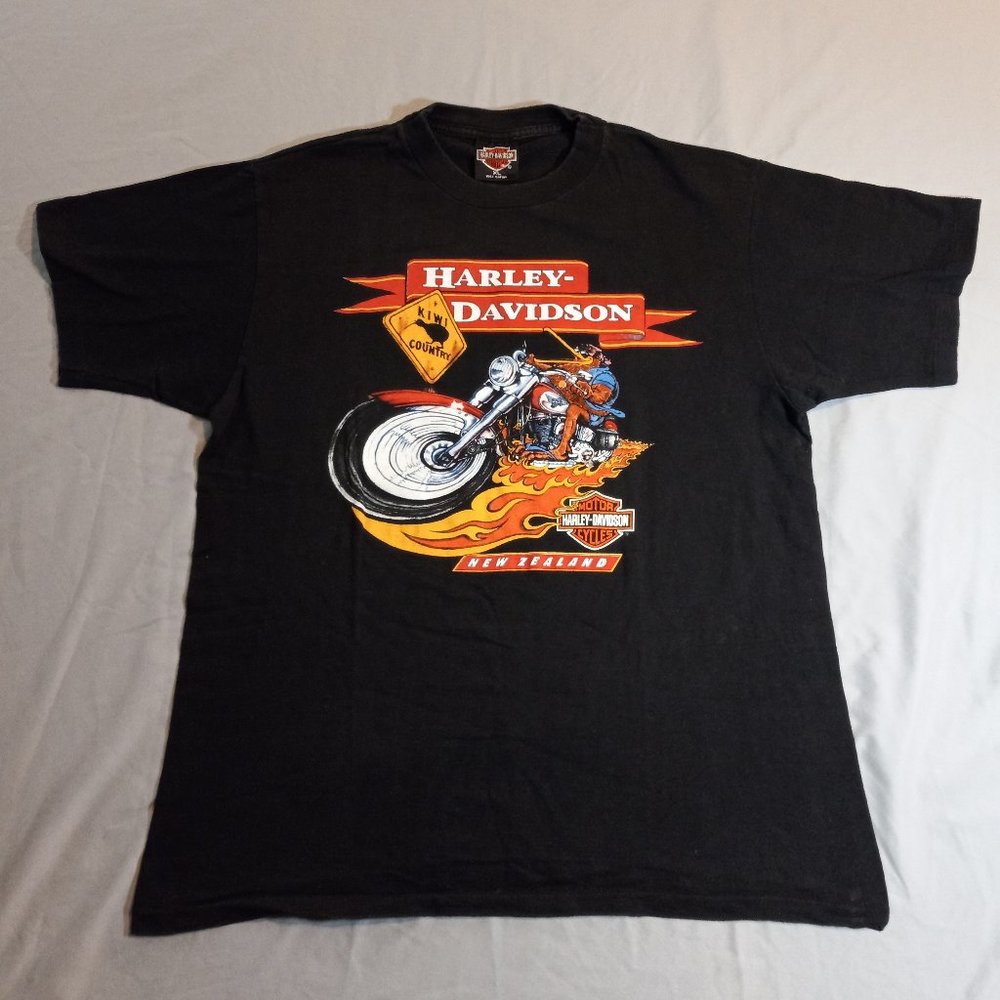 harley davidson kiwi country new zealand christchurch motorcycles mens xl 100%